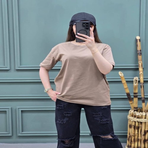 تیشرت زنانه ساده رنگ بندی